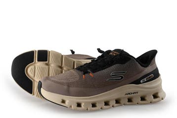 Skechers Sneakers in maat 39½ Bruin, Kleding | Heren, Schoenen, Bruin, Verzenden, Zo goed als nieuw, Skechers