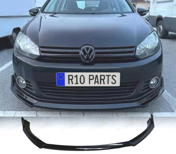 LÈVRE DE SPOILER VOLKSWAGEN VW GOLF 6 08-12 NOIR BRILLANT LI, Autos : Pièces & Accessoires, Carrosserie & Tôlerie, Envoi