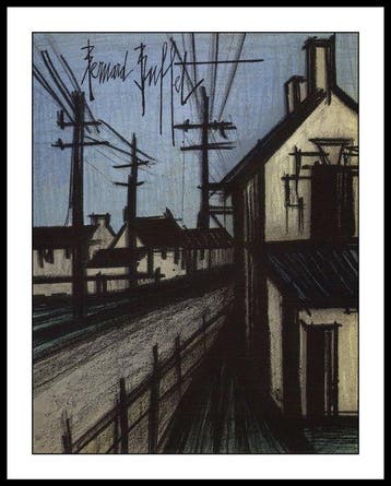 Bernard Buffet (1928-1999) - La route du village