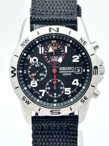 Seiko - Chronograph - Zonder minimumprijs - SND399P - Heren