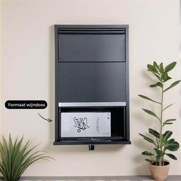 ParcelXL® - Pakketbrievenbus - Pakketbox - HomeBox -, Verzenden, Nieuw, Staal, Staande brievenbus