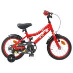 vidaXL Kinderfiets 16 Inch voor 4-6 jaar oud Rood, Verzenden