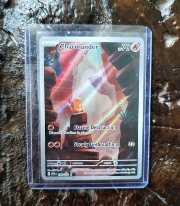 Pokémon - 3 Card - Charmander, Charmeleon, Dracaufeu 168/165