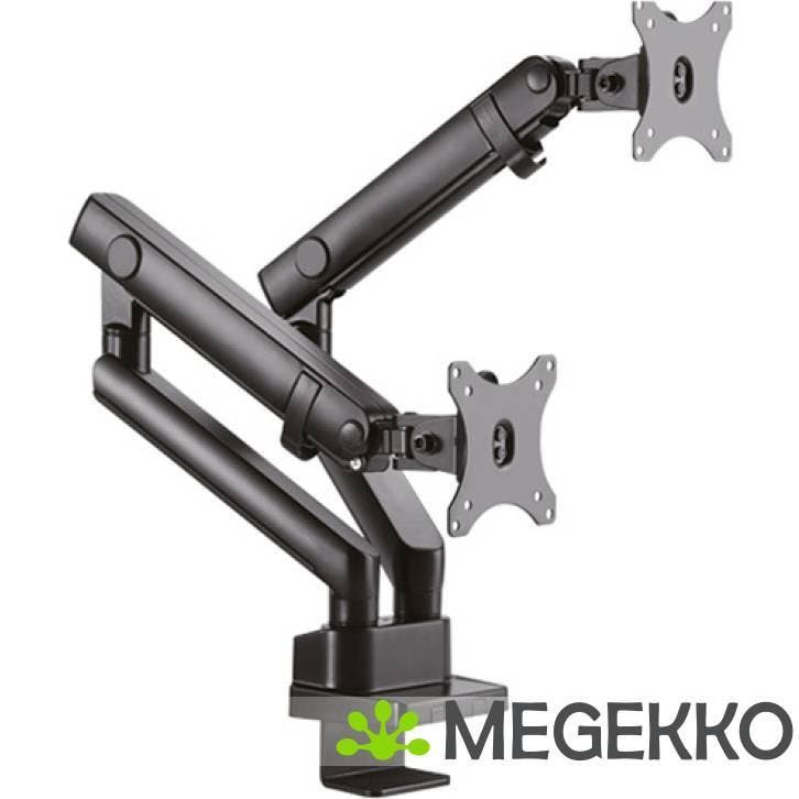 ICY BOX IB-MS314-T flat panel monitor arm 2x32  max, Computers en Software, Monitoren, Nieuw, Verzenden