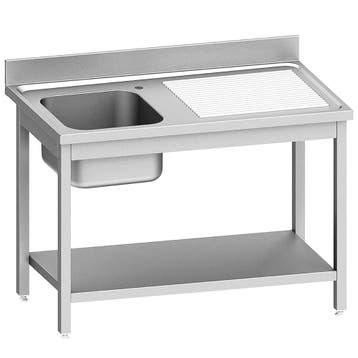 Spoeltafel | ECO | RVS | 1 Spoelbak (Links) + Afdruipvlak |, Verzenden, Nieuw in verpakking