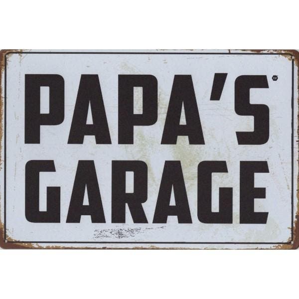 Wandbord -  Papa’s Garage, Maison & Meubles, Accessoires pour la Maison | Décorations murale