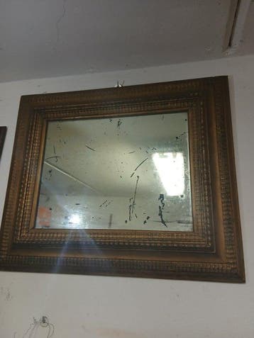 Miroir mural - Bois, Antiquités & Art