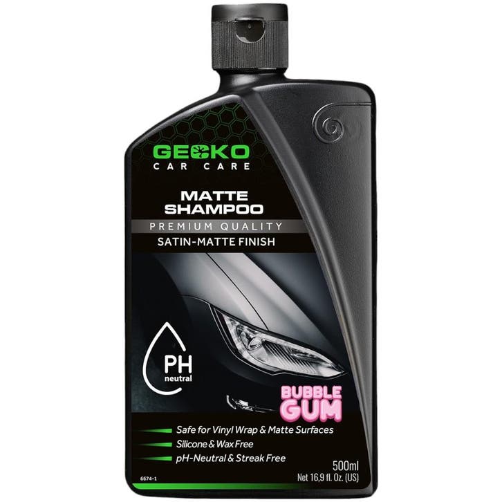 Gecko Matte Shampoo 500ml voor Matte Lak & Wrap, Auto diversen, Onderhoudsmiddelen, Verzenden