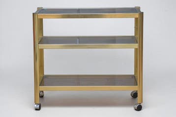 Serveerwagen - Metaal, Glas, Plastic - Barwagen