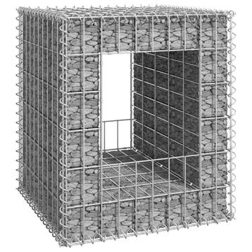 vidaXL Schanskorf paal 50x50x60 cm ijzer, Jardin & Terrasse, Verzenden