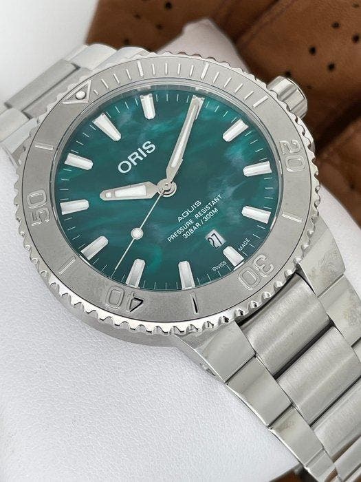 Oris - Aquis Date X Bracenet Automatic - Zonder minimumprijs, Bijoux, Sacs & Beauté, Montres | Hommes