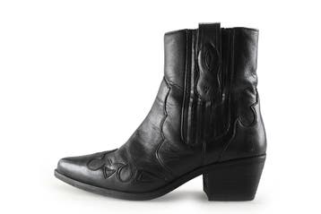 Manfield Cowboy laarzen in maat 39 Zwart, Kleding | Dames, Verzenden, Zwart, Manfield, Gedragen