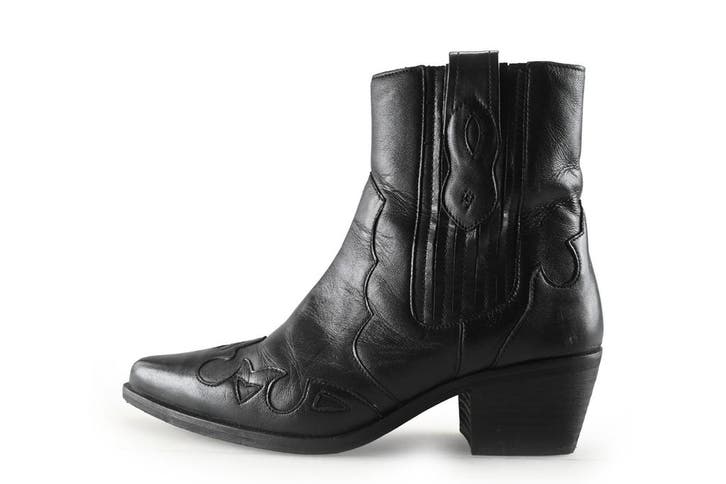 Manfield Cowboy laarzen in maat 39 Zwart, Kleding | Dames, Schoenen, Zwart, Gedragen, Verzenden