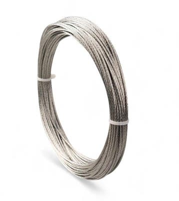 Staalkabel 2mm 20 meter gebundeld, Verzenden, Nieuw
