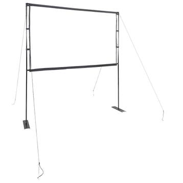 vidaXL Projectiescherm met standaards 84 inch 16:9, Verzenden