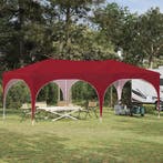 vidaXL Pop-up Feesttent 575 x 288 x 245 cm Bordeauxrood, Verzenden