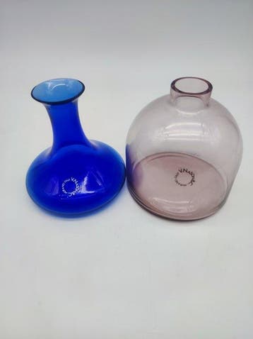 V.Nason&C - Flacon de parfum (2) - Actualités - Verre de, Antiek en Kunst