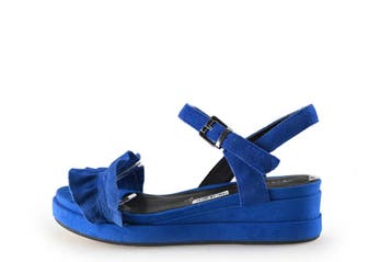 Tamaris Sandalen in maat 37 Blauw, Kleding | Dames, Tamaris, Sandalen of Muiltjes, Zo goed als nieuw, Verzenden