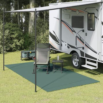 vidaXL Tenttapijt 4x2 m groen, Verzenden, Nieuw