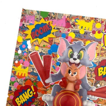 Koen Betjes (1992) - Tom and Jerry x Comics Collage - canvas