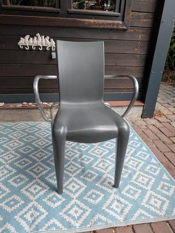 Vitra - Philippe Starck - Stoel - Louis 20 GREY + armleuning