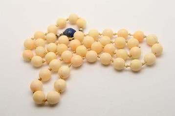 Koraal - Vintage 835 zilveren Angel Skin roze koraal -, Verzamelen