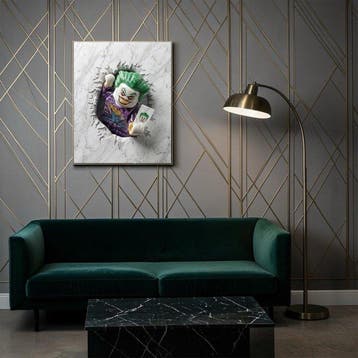 Naro - Canvas [L] - The Joker - Marble Breaking Out, Nieuw