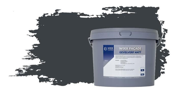 Wixx Façade Gevelverf Matt 5L, Bricolage & Construction, Peinture, Vernis & Laque, Envoi