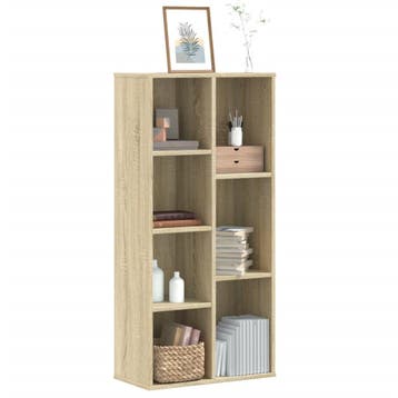 vidaXL Boekenkast 50x25x105 cm bewerkt hout sonoma, Verzenden, Nieuw