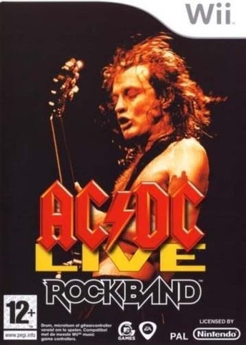 AC/DC Live Rock Band (Wii Games), Games en Spelcomputers, Ophalen of Verzenden, Zo goed als nieuw