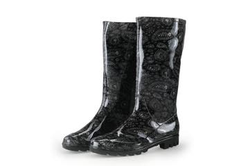 Xq Footwear Regenlaarzen in maat 39 Zwart, Verzenden, Regenlaarzen