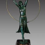 Max le Verrier - Charles - Statuette, Bayadère - 33 cm -