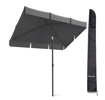 2dekans | LifeGoods Parasol Vierkant – Incl. Hoes – 30°, Ophalen of Verzenden, Nieuw