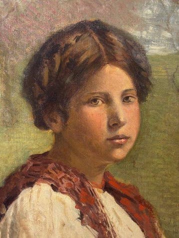 Gaetano Innocenti (XIX) - Ritratto di giovane