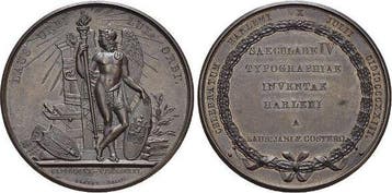 Bronze-medaille Buchdruck Nederland, Verzenden