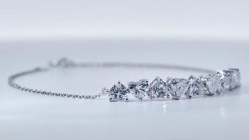 Zonder minimumprijs - Armband - 14 karaat Witgoud - 2.26ct., Nieuw