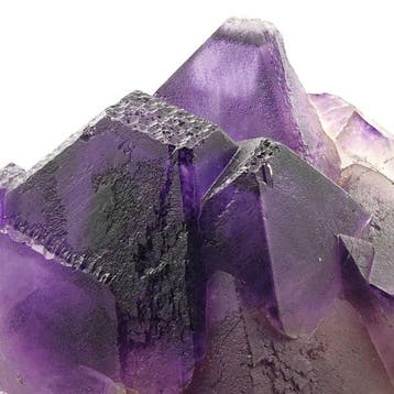 Fluorite octaédrique ! énormes cristaux violets intenses, Collections