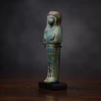 Égypte antique, Faience Shabti - 13 cm