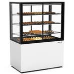 Koelvitrine | INTEGRA | Wit/Zwart | +2°C/+6°C | Geforceerd, Verzenden, Nieuw in verpakking