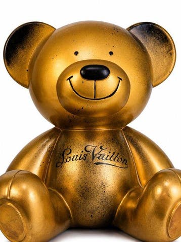 Daluxe Art - 1999 • XXL LV Teddybear Display – 65 cm
