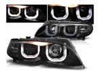 3D Angel Eyes koplampen Black geschikt voor BMW E46 S/T, Auto-onderdelen, Verzenden, Nieuw, BMW