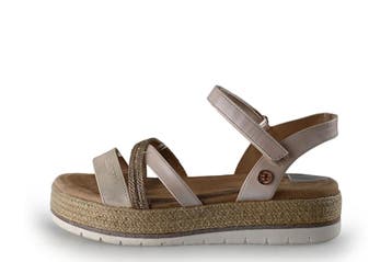 Esprit Sandalen in maat 38 Beige, Kleding | Dames, Verzenden, Beige, Sandalen of Muiltjes, Gedragen