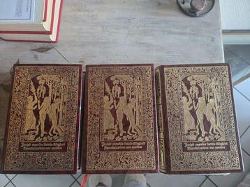 Dante Alighieri; Sandro Botticelli - 3 Volumes cuir de la