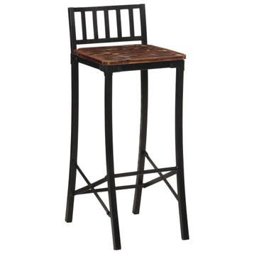 vidaXL Barstoelen 4 st massief gerecycled hout, Verzenden, Nieuw