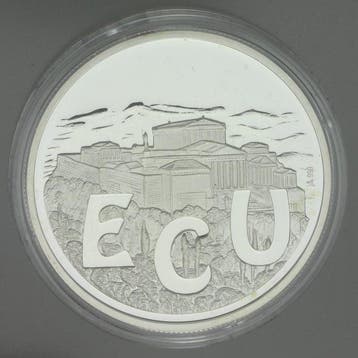 Griekenland. Ecu Homère Argent PROOF 1993 (Zonder