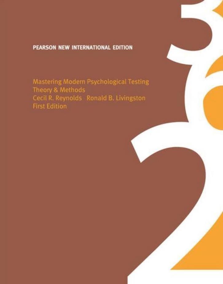 Mastering Modern Psychological Testing: Pearson New, Boeken, Taal | Engels, Gelezen, Verzenden