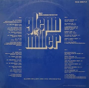 Glenn Miller - Vol. II Original Recordings From 1938 To 1942, Verzenden, Zo goed als nieuw