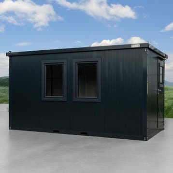 Snel een tuinhuis nodig? 4x2 raam links
