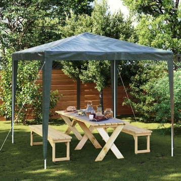 vidaXL Partytent professioneel 90 g/m² 2,5x2,5 m groen, Verzenden