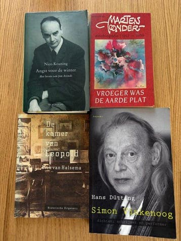 Meerdere auteurs - Lot van 10 (auto)biografische werken over